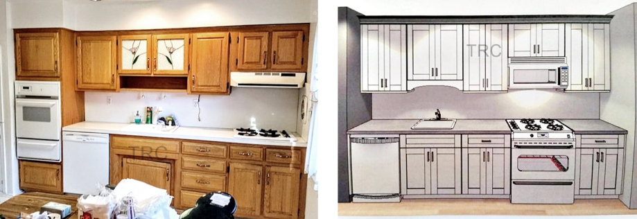 190's kitchen and the new design plan